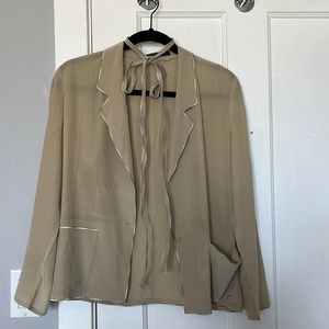 Louis Feraud designer silk top